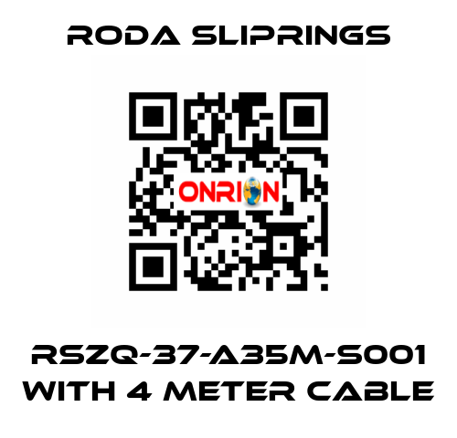 RSZQ-37-A35M-S001 with 4 meter cable Roda Sliprings