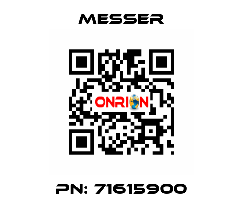 PN: 71615900 Messer