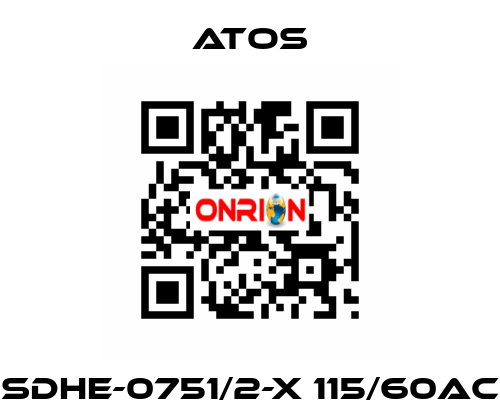 SDHE-0751/2-X 115/60AC Atos