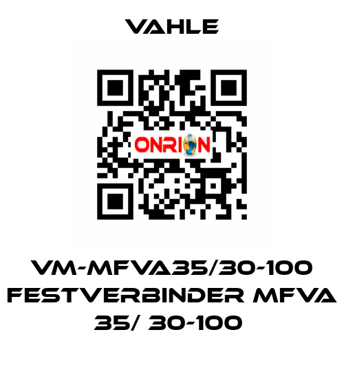 VM-MFVA35/30-100 FESTVERBINDER MFVA 35/ 30-100  Vahle