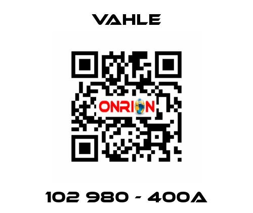 102 980 - 400A Vahle