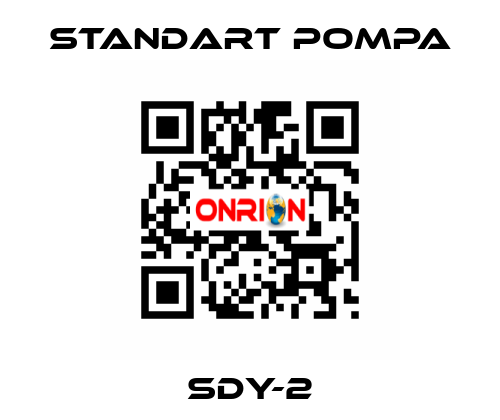 SDY-2 STANDART POMPA