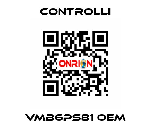 VMB6PS81 OEM Controlli