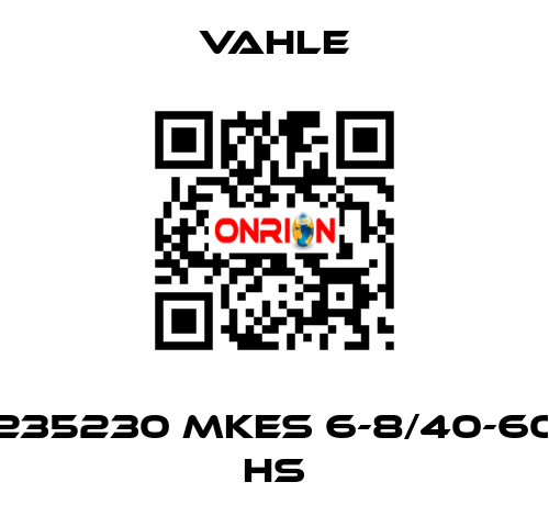 235230 MKES 6-8/40-60 HS Vahle