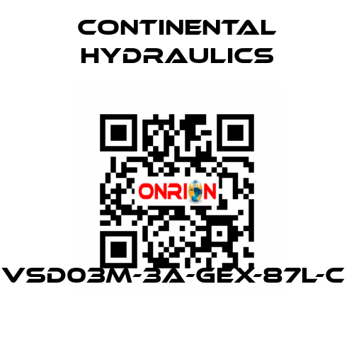 VSD03M-3A-GEX-87L-C  Continental Hydraulics