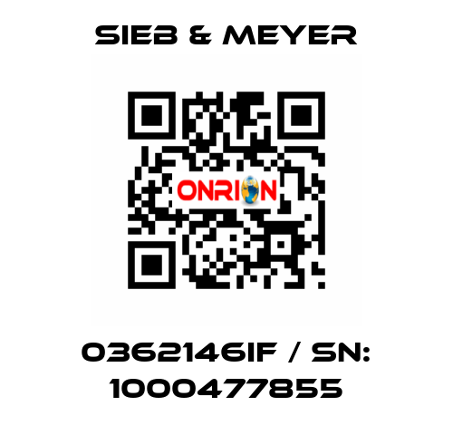 0362146IF / SN: 1000477855 SIEB & MEYER