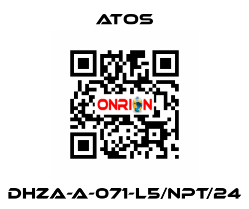 DHZA-A-071-L5/NPT/24 Atos