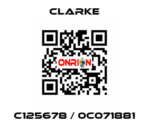 C125678 / 0C071881 Clarke