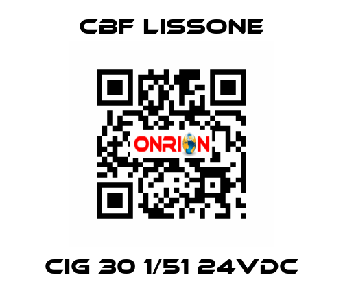 CIG 30 1/51 24VDC CBF LISSONE