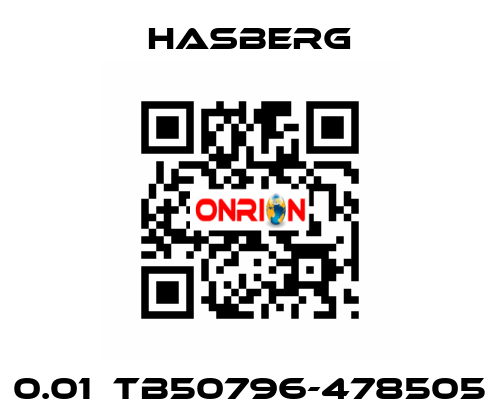 0.01	TB50796-478505 Hasberg