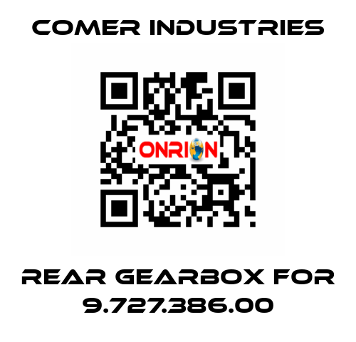 rear gearbox for 9.727.386.00 Comer Industries