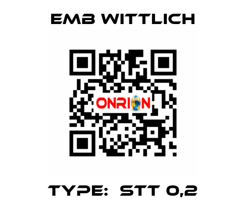 Type:  STT 0,2 EMB Wittlich