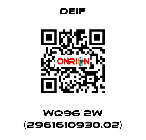 WQ96 2W (2961610930.02) Deif