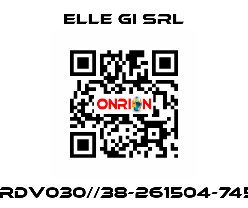 MRDV030//38-261504-7457 ELLE GI SRL