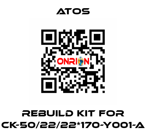 rebuild kit for CK-50/22/22*170-Y001-A Atos