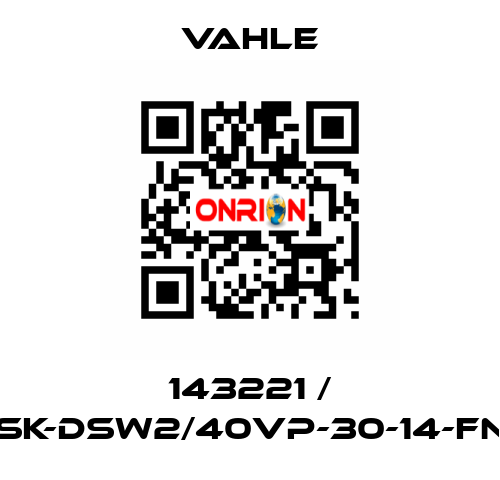 143221 / SK-DSW2/40VP-30-14-FN Vahle