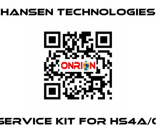 Service kit for HS4A/0 HANSEN TECHNOLOGIES