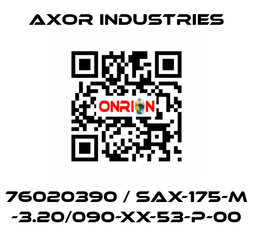 76020390 / SAX-175-M -3.20/090-XX-53-P-00 Axor Industries