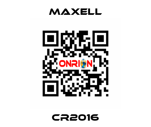 CR2016 MAXELL