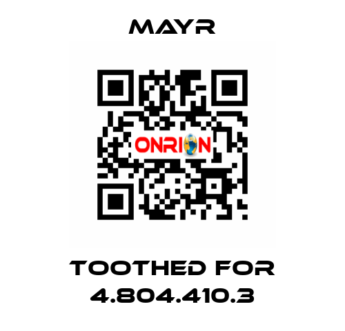 toothed for 4.804.410.3 Mayr