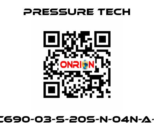 LGC690-03-S-20S-N-04N-A-SV Pressure Tech