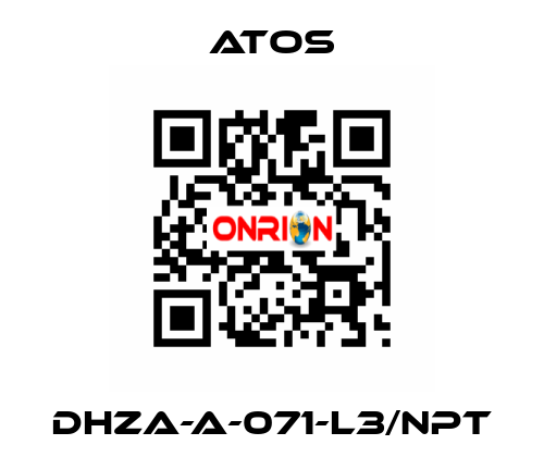 DHZA-A-071-L3/NPT Atos