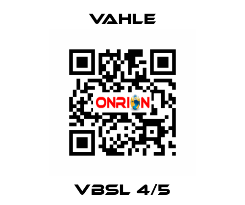 VBSL 4/5 Vahle