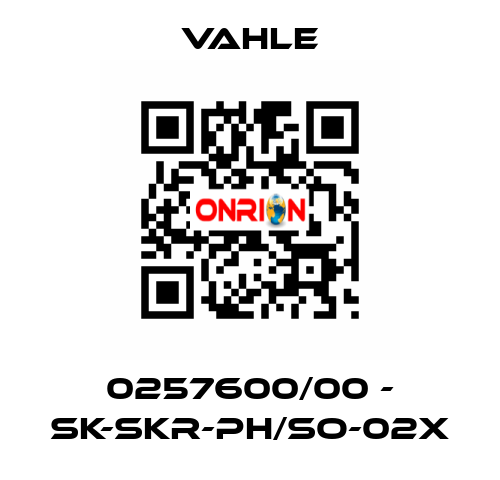 0257600/00 - SK-SKR-PH/SO-02X Vahle