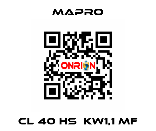 CL 40 HS  kW1,1 MF Mapro