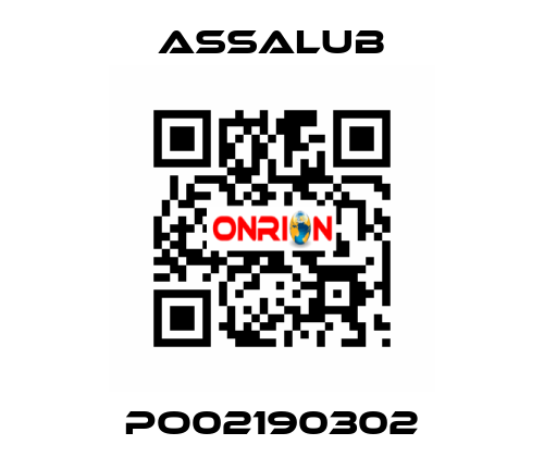 PO02190302 ASSALUB