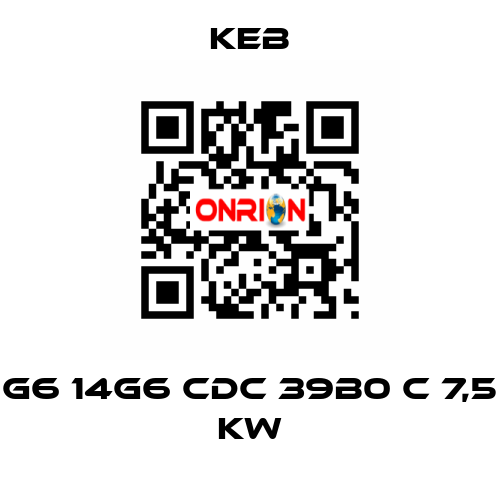 G6 14G6 CDC 39B0 C 7,5 kW KEB