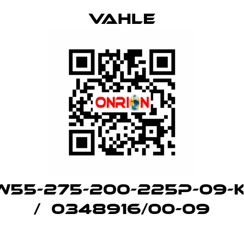 W55-275-200-225P-09-K  /  0348916/00-09 Vahle