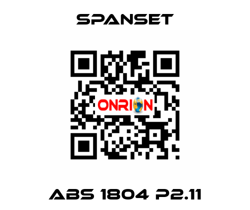 ABS 1804 P2.11 SpanSet