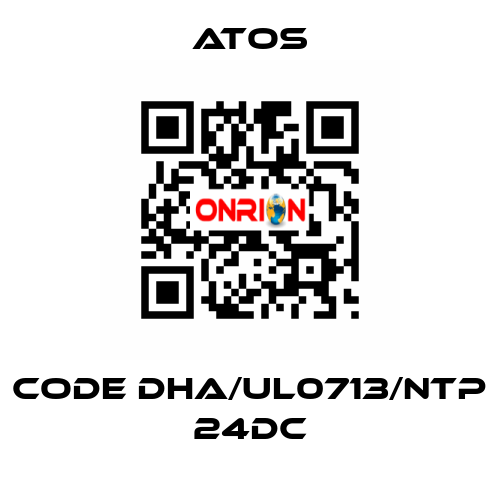 Code DHA/UL0713/NTP 24DC Atos