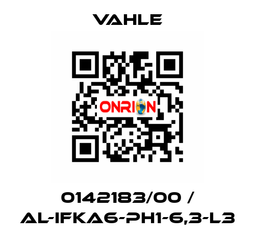 0142183/00 / AL-IFKA6-PH1-6,3-L3 Vahle