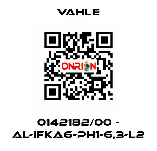 0142182/00 - AL-IFKA6-PH1-6,3-L2 Vahle