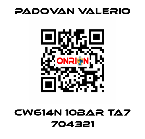 CW614N 10BAR TA7 704321 PADOVAN VALERIO