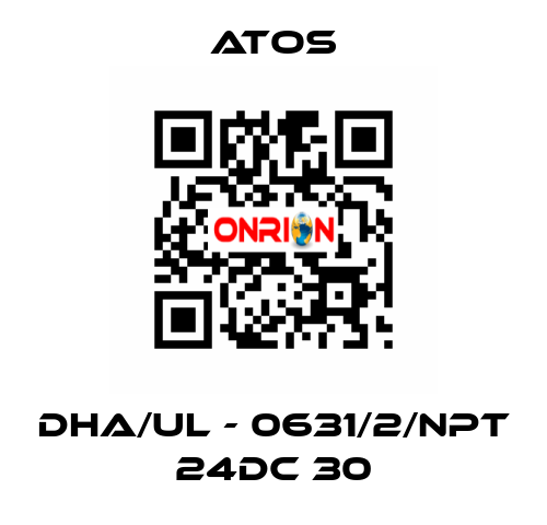 DHA/UL - 0631/2/NPT 24DC 30 Atos