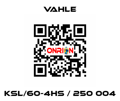 KSL/60-4HS / 250 004 Vahle