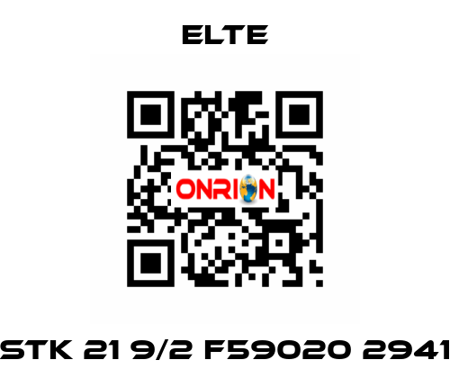 STK 21 9/2 F59020 2941 Elte