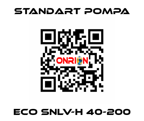 ECO SNLV-H 40-200 STANDART POMPA