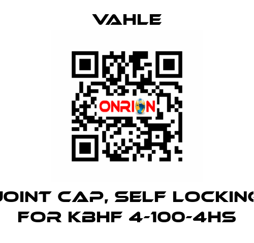 Joint cap, self locking for KBHF 4-100-4HS Vahle