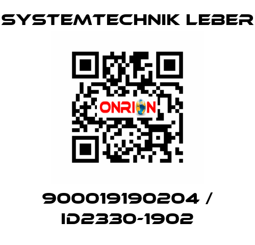 900019190204 / ID2330-1902 Systemtechnik LEBER