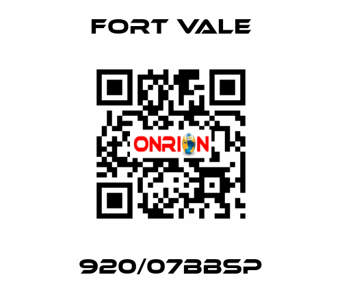 920/07BBSP Fort Vale