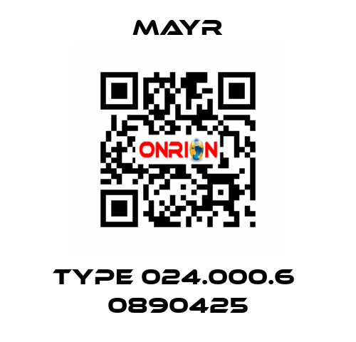 Type 024.000.6  0890425 Mayr