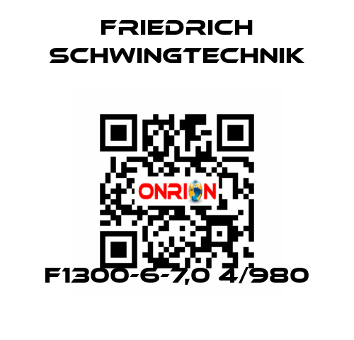 F1300-6-7,0 4/980 Friedrich Schwingtechnik