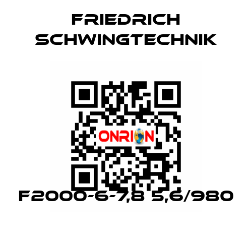 F2000-6-7,8 5,6/980 Friedrich Schwingtechnik