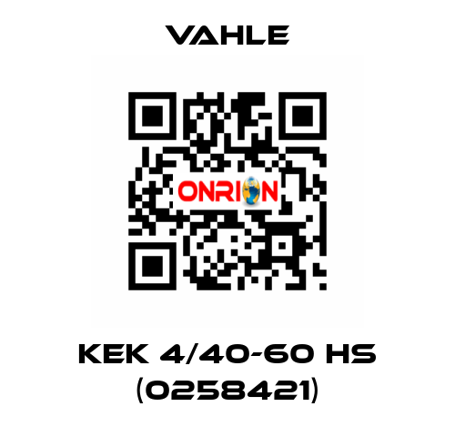 KEK 4/40-60 HS (0258421) Vahle