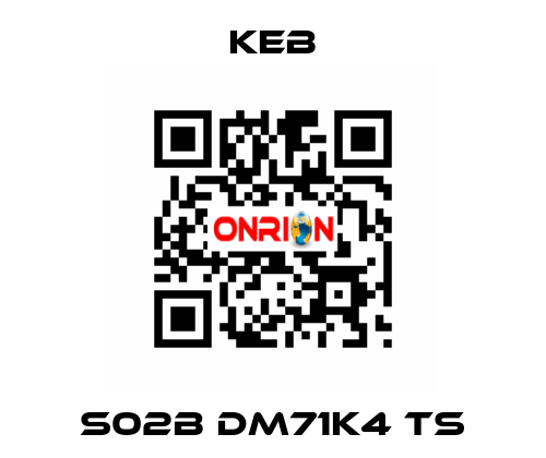 S02B DM71K4 TS KEB