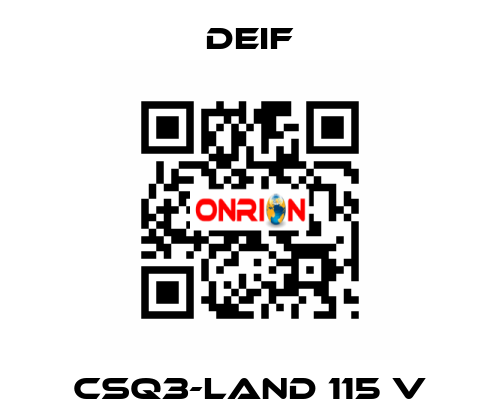 CSQ3-Land 115 V Deif